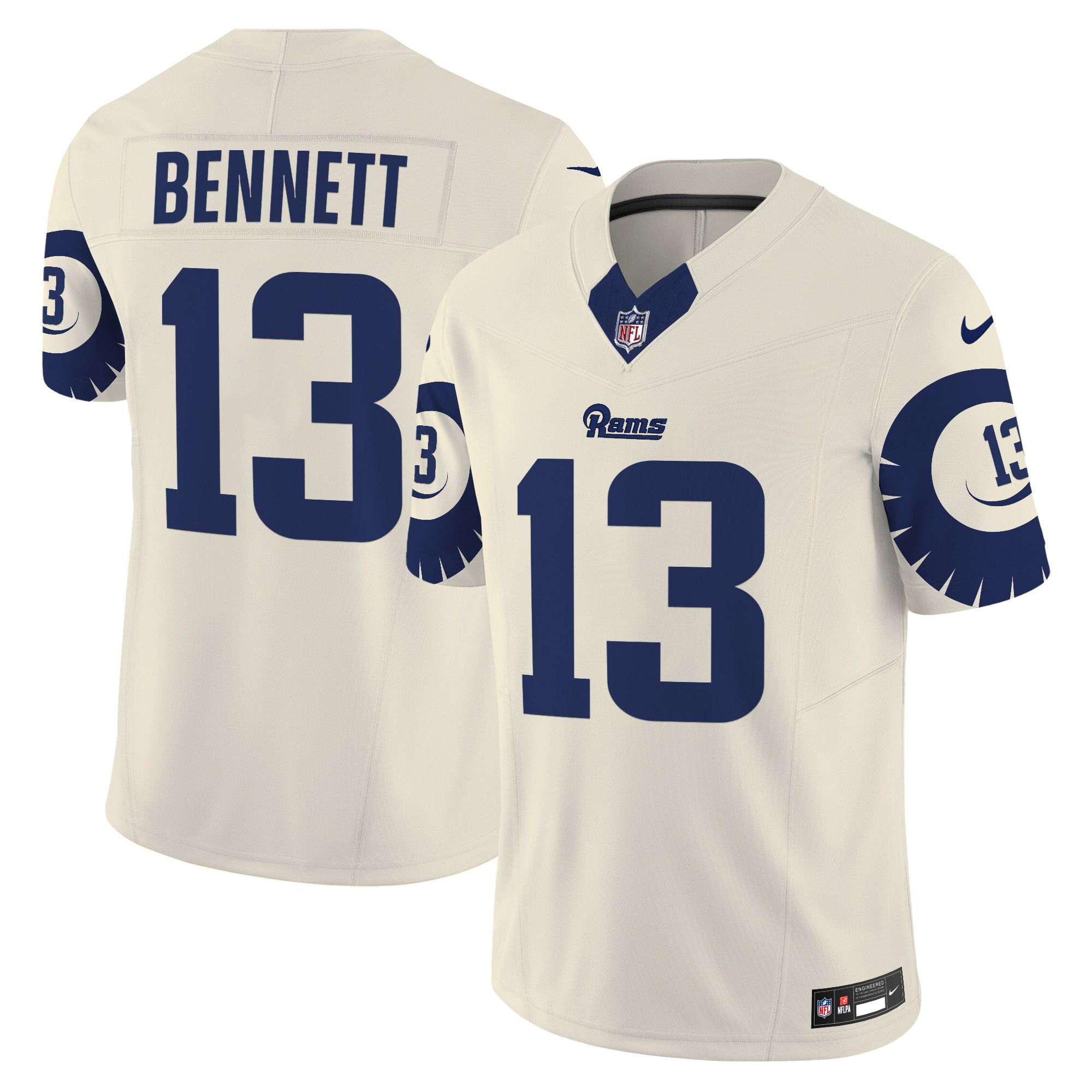 Men Los Angeles Rams #13 Bennett Cream 2024 Nike Special Vapor Limited NFL Jersey->indianapolis colts->NFL Jersey